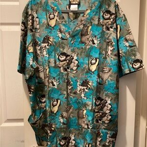 Women's Casual scrub Shirt 1